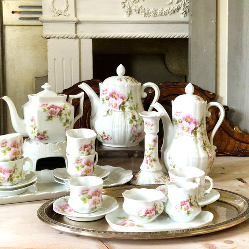 Limoges service buschrose - limoges,,