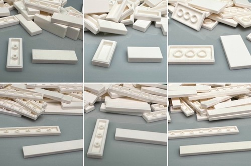 Lego glatte fliese - glatte, weiß
