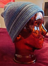 Wendemütze, Beanie, handgestrickt Unikat