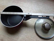 Berndes Aluminium 1 L. Stieltopf ; Milchtopf , rot /   TOP