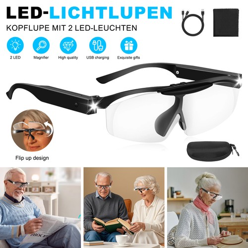 Lupenbrille mit licht - lupenbrille,