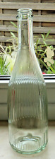 ✿2x Glasflasche✿Dekoratives Rillenmuster✿0,7 Liter✿Rustikale Blumenvase✿