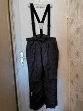 WIE NEU! Skihose mit Trägern von TCM, Gr.: L, dunkelgrau, TOP Zustand