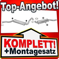 Auspuff für AUDI 80 90 (B2 B3) 1.6 1.8 1.9 2.0 2.2 2.3 1979-1988 Auspuffanlage