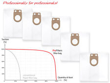 3x Staubbeutel/Filtersack 6-lagig fuer Baustaub dust bags fuer  BOSCH: 