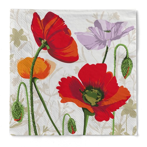 Serviette dolce aus - "dolce", (blumen)