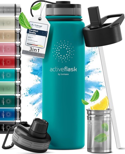 Bemaxx trinkflasche edelstahl - trinkflasche,