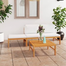 Teak Gartensofa mit Kissen