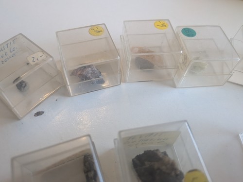 Mineralien sammler konvolut - sammler,