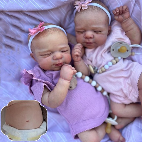 45cm reborn babypuppen silikon - reborn,