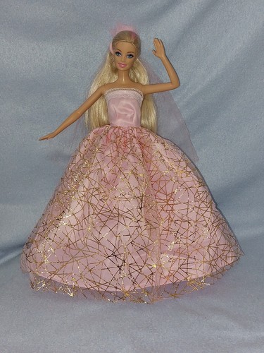 Barbie brautkleid mit - barbie,