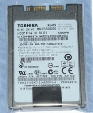 Toshiba 250GB Internal 5400RPM