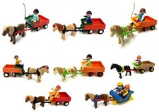 Playmobil * Pony-Kutsche Ponykutsche  / Pony-Schlitten Ponyschlitten * Auswahl
