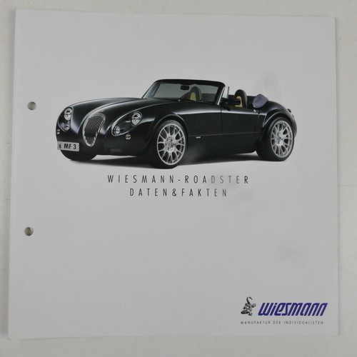 Wiesmann roadster daten - wiesmann, &