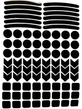 84 Aufkleber reflektierend