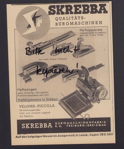 Freiburg werbung 1941 - werbung,