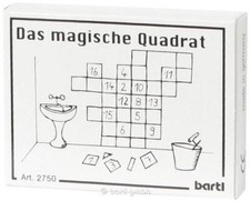 Mini - Spiel "Das magische Quadrat" Knobelspiel Geduldsspiel Bartl 