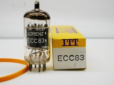 1 x  SEL Lorenz DB ECC83 50th 12AX7 CV4004 NEW in Box testet Röhre Tube 02