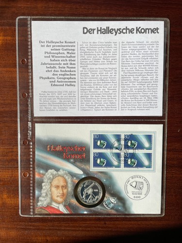Numisbrief halleyscher komet - halleyscher,