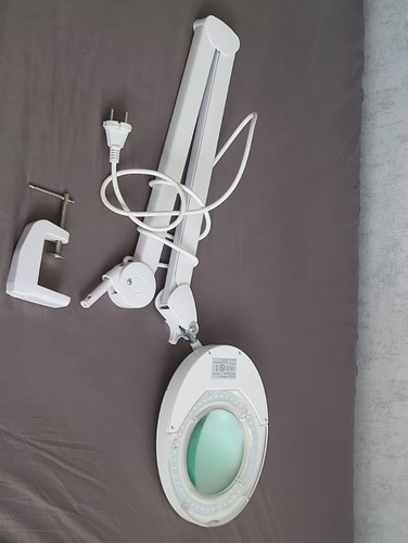 Weiße lupenleuchte tischlampe - weiße,