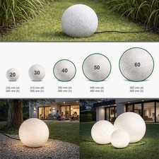 LED Kugelleuchte Garten