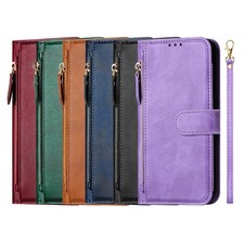 Reißverschluss Wallet Leder