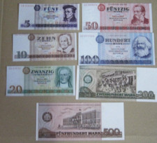 Mark DDR Geld  5,10,20,50