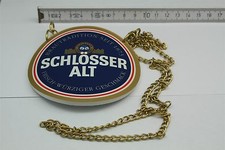 Zapfhahnschild SCHLÖSSER ALT
