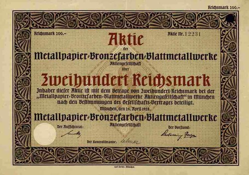 Metallpapier bronzefarben - metallpapier,