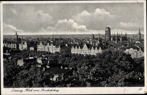 Gdańsk danzig blick vom - ak,
