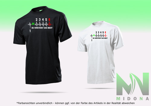 Fun shirt motorrad - motorrad, gangwahl