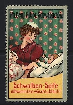 Reklamemarke schwabach b - schwabach, i.