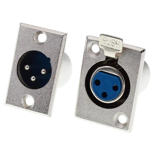 Xlr einbaubuchse - xlr,