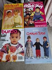 4 Vintage Kinder Strickmuster