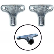 Heizkörper Entlüftungsschlüssel Vierkant Satz 2-tlg Heizungsentlüfter Ventil 5mm