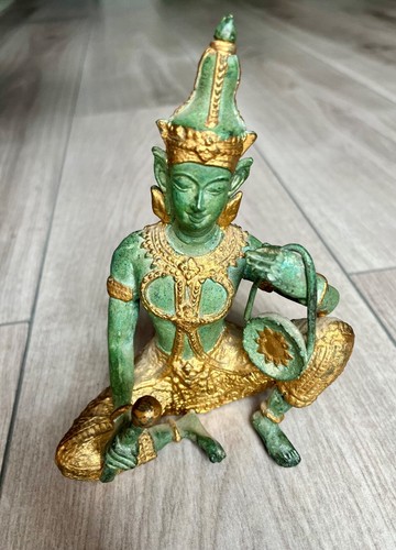 Bronze skulptur thai tempel - thai,