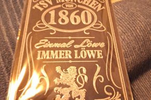 Blechschild 1860 münchen - blechschild,