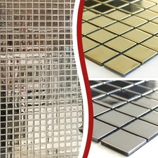 Handmuster Glasmosaik Fliesen Alvor Badezimmer Wohnzimmer Wand Küche Bordüre