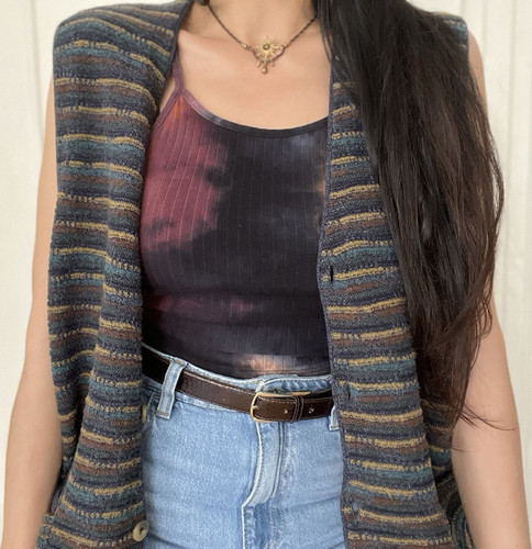 Vintage weste boho - weste,