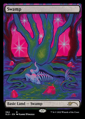 Magic mtg swamp - sldal-384, land