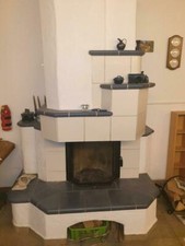 Sehr schöner Hark Kachelkamin, wasserführend, super Zustand
