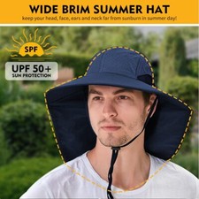 CAP mit Nackenschutz Sonnenhut Mütze Schildmütze Sonnenmütze Herren Damen Schirm