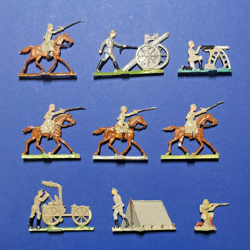Konvolut zinnfiguren 1 - 9,
