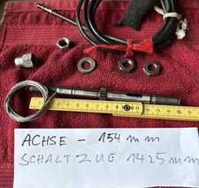 Achse  154mm + Zubehör