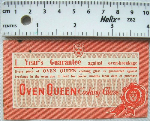 Backofen queen kochglas 1962 - backofen,