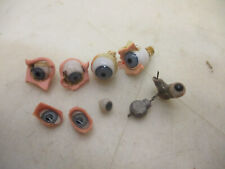 x-26357	Ersatzteil für 4 Paar Ältere Puppen Glasaugen Durchmesser ca.6-13mm