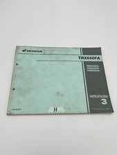 Honda TRX 650 FA Handbuch Catalog Teile Katalog #27317