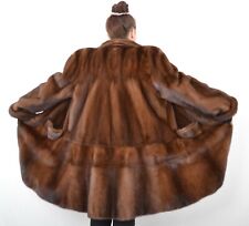 A5305 NERZ MANTEL ECHT PELZ