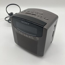 SONY Digicube ICF-C102 L Radio Radiowecker Vintage Retro Alarm FM/AM Uhr Würfel