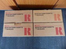 4x Ricoh Fax Tonerpatrone Toner 1435 schwarz H19107 430291  NEU#2 L